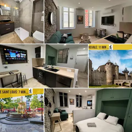 Le Medieval - Clim - Lave Linge - Cite Apartmán