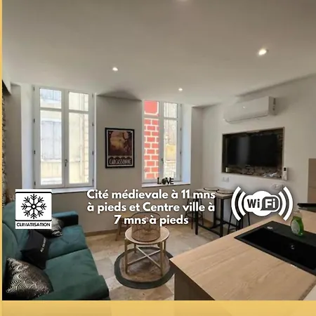 Apartment Le Medieval - Clim - Lave Linge - Cite Carcassonne