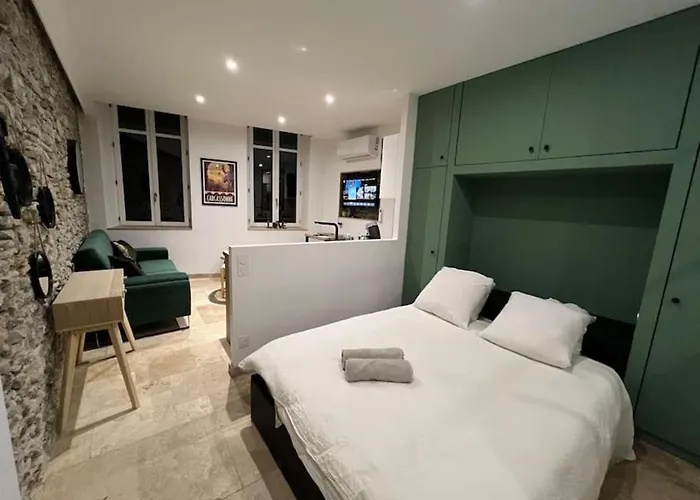 Apartmán Le Medieval - Clim - Lave Linge - Cite Carcassonne