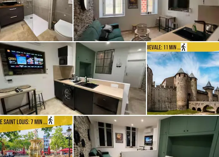 Le Medieval - Clim - Lave Linge - Cite Apartmán